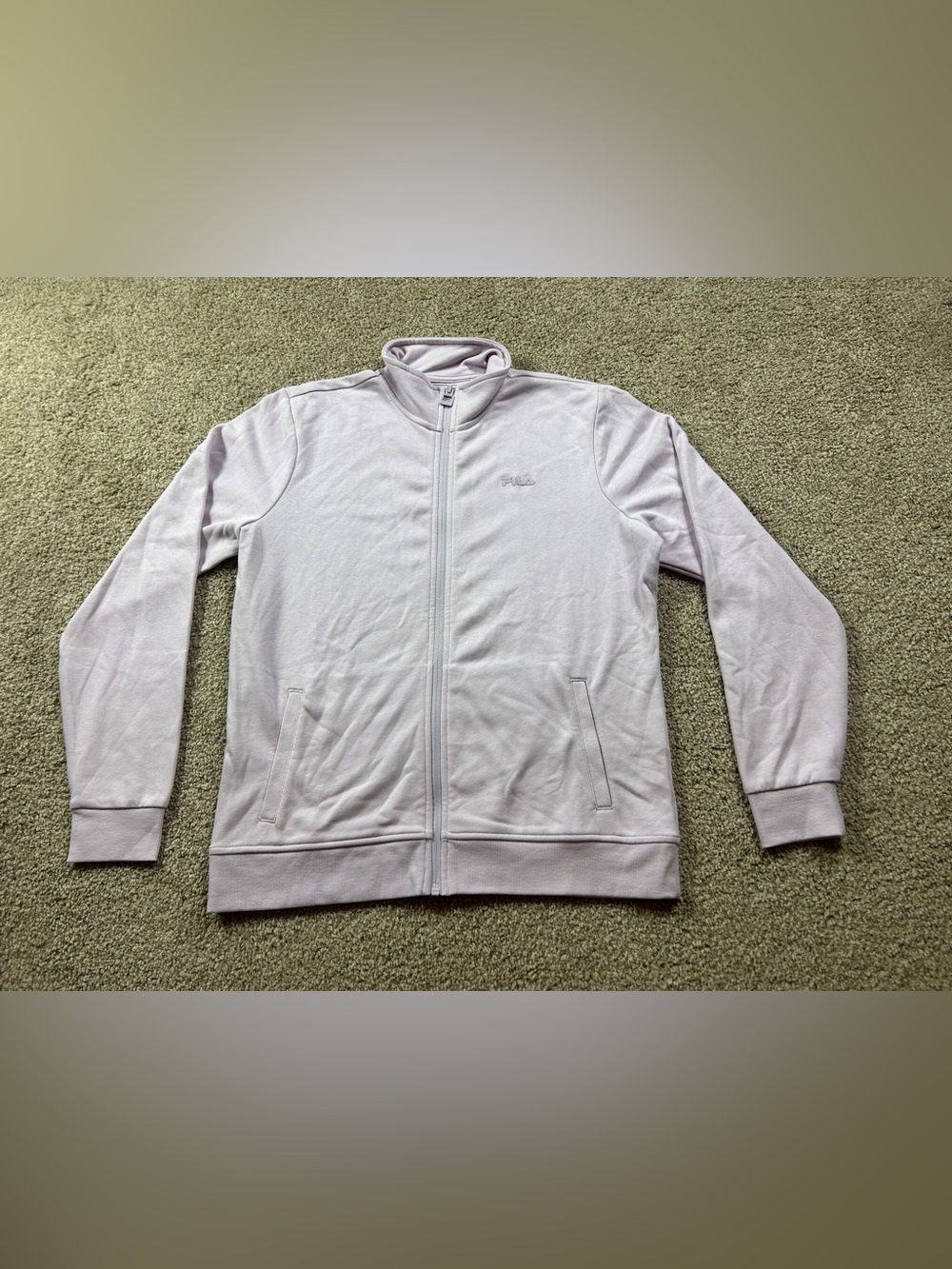 FILA Women’s Light Pink Full Zip Track Jacket Size Medium